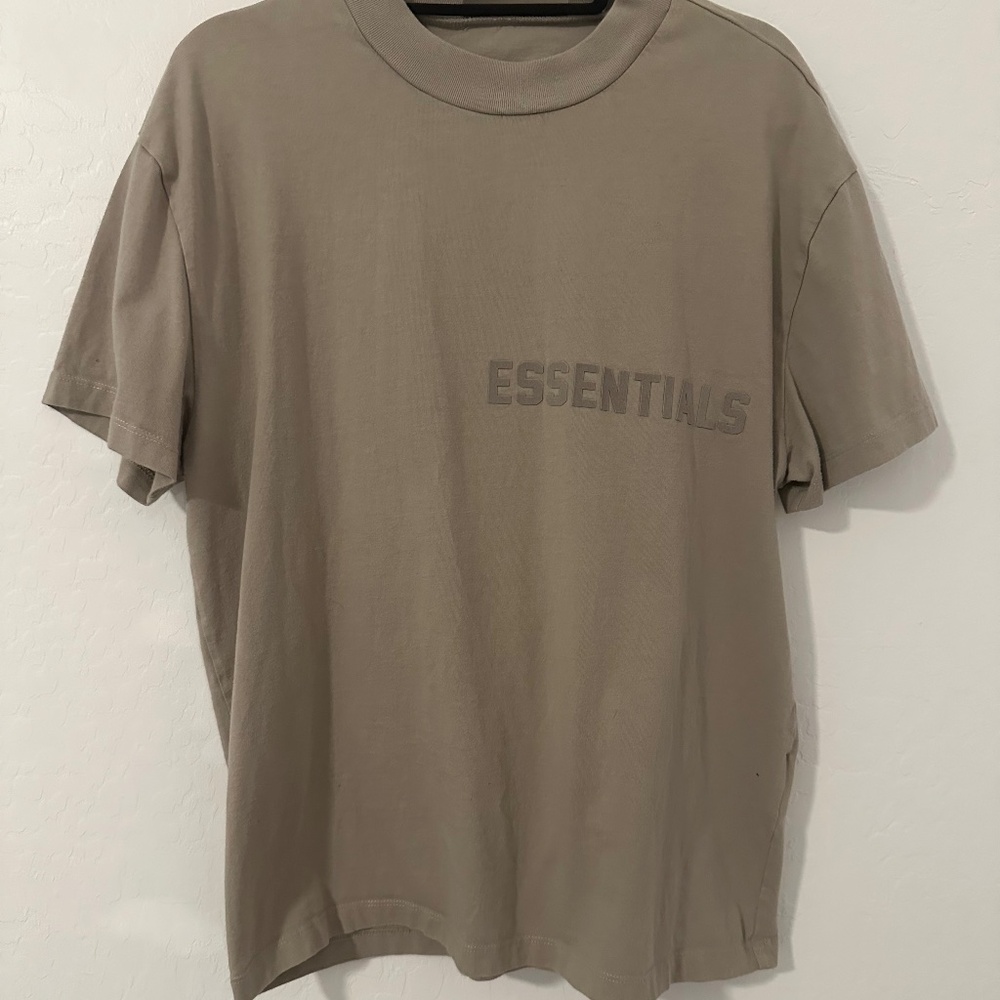 Men's ESSENTIALS FEAR OF GOD short sleeve Tee ‘sand’